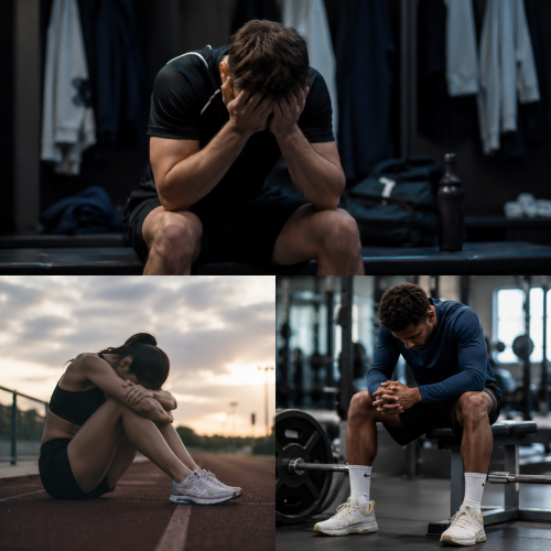 athletes experiencing anxiety and mental health issues